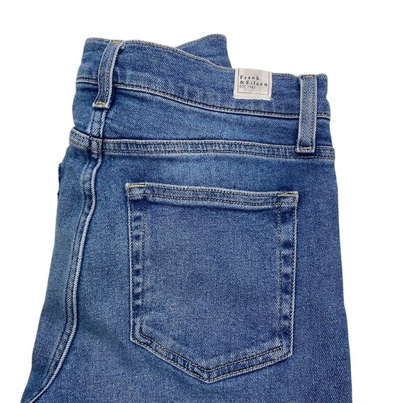 Frank & Eileen CORK Everyday Blue Everyday Denim size 27 slim straight high rise - Picture 9 of 14